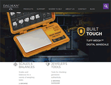 Tablet Screenshot of dalman.com